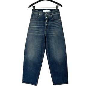 Department Five Women’s Curved Denim Button Fly Jean size 26 in Medium Wash